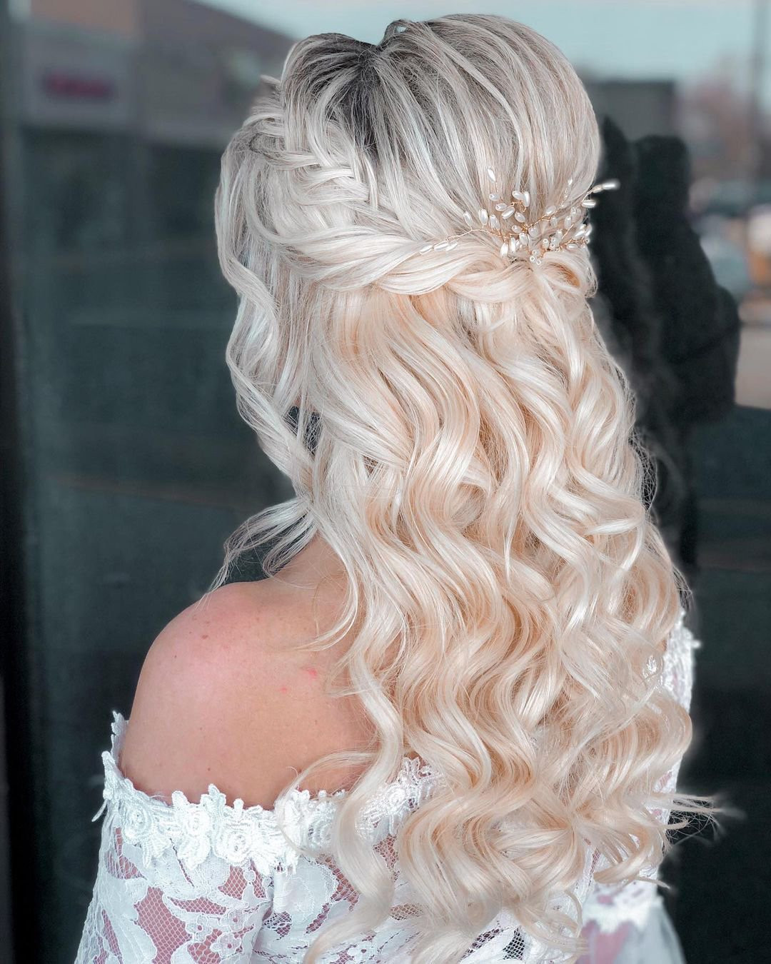 Intricate Braided Crown for Platinum Blonde Intricate Braided Crown for Platinum Blonde — Half Up Half Down Thin Hair