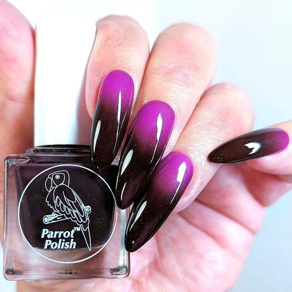 Dark Purple to Magenta Stiletto Gradient Dark Purple to Magenta Stiletto Gradient — Thermal Nails