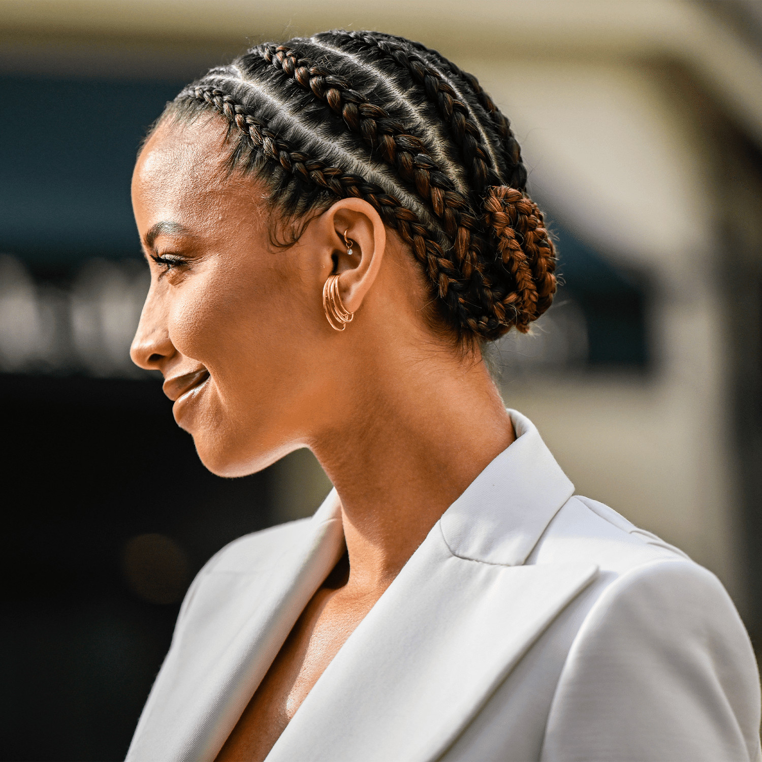 Braids and Loose Curls Combo — Braids for Work