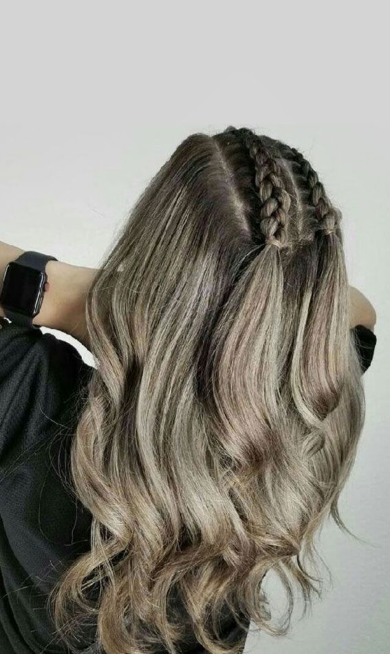 Dutch Braids with Loose Waves — Hairstyles for Teens