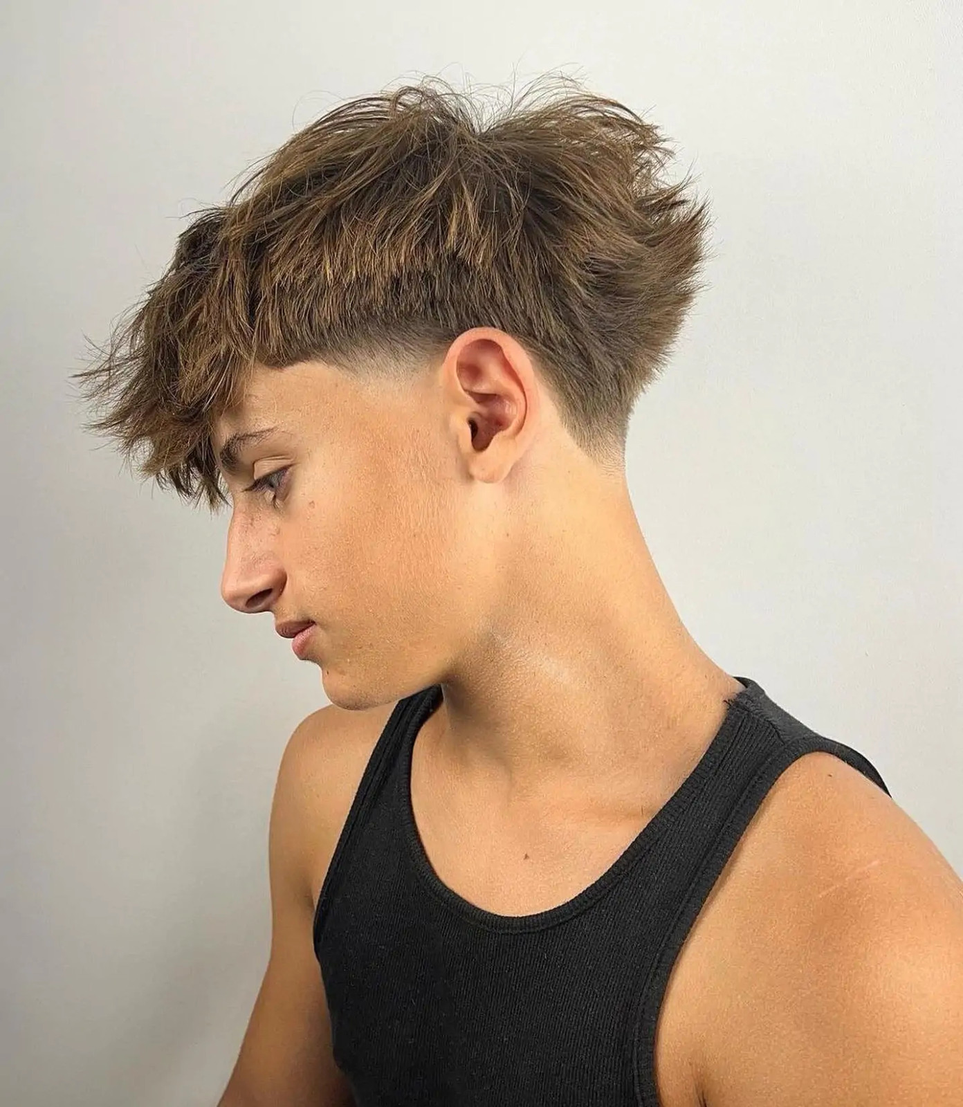 Edgar Cut High Fade With Choppy Bangs Edgar Cut High Fade With Choppy Bangs
