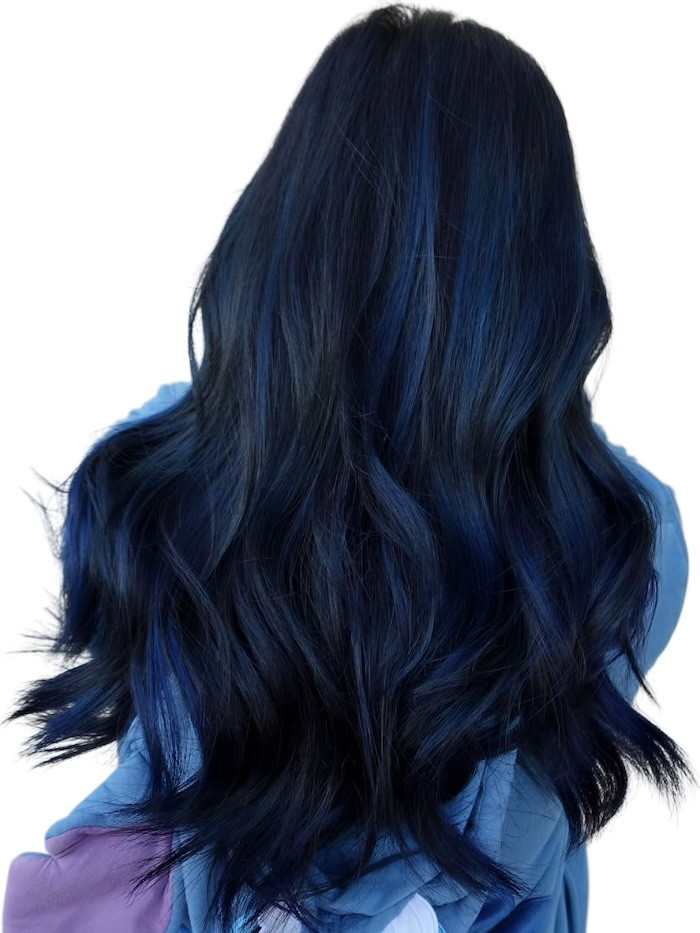 Luxurious Midnight Navy Blue Luxurious Midnight Navy Blue — Navy Blue Hair