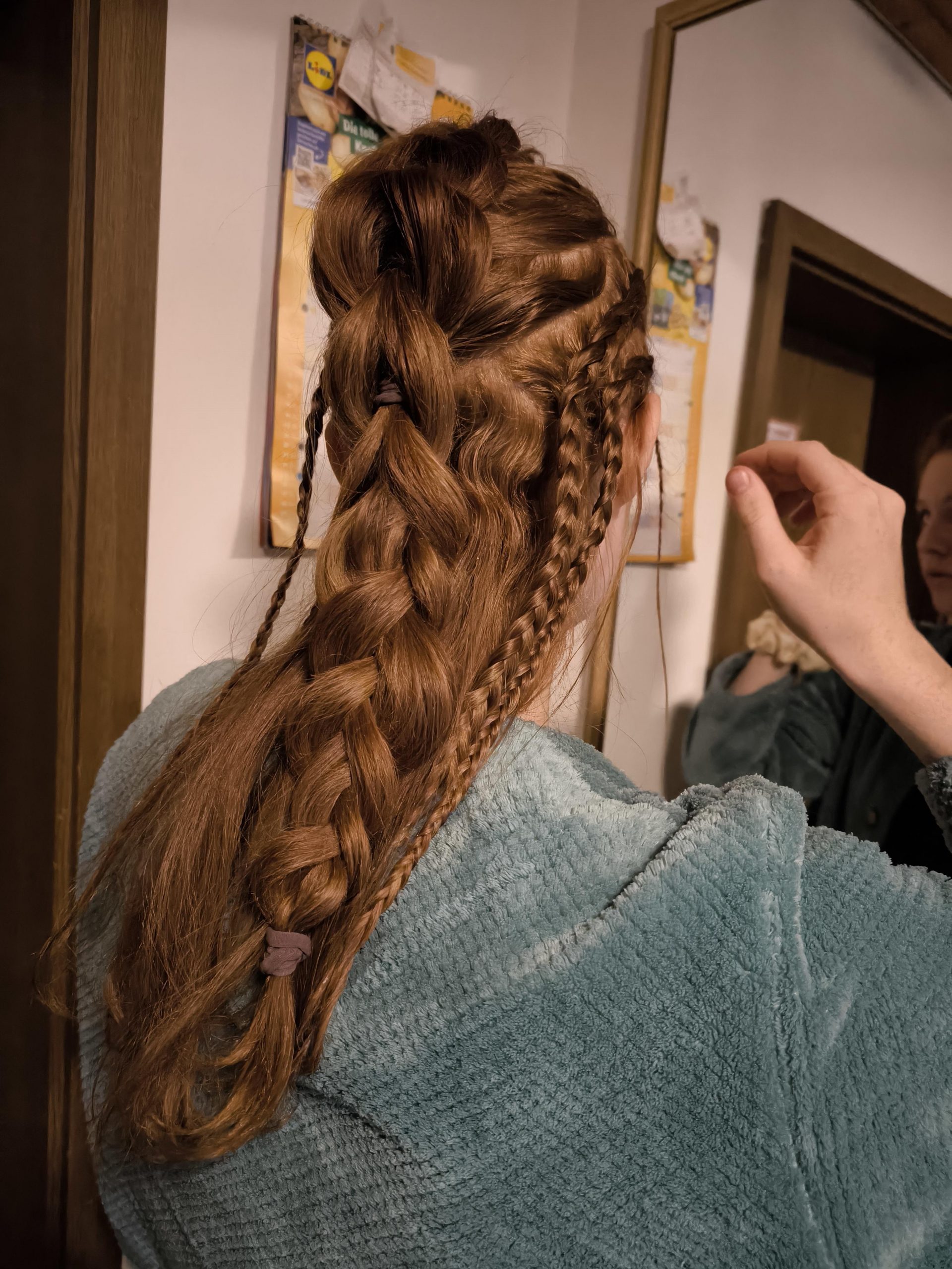 Reddish Brown Dragon Spine Braid — Dragon Braid
