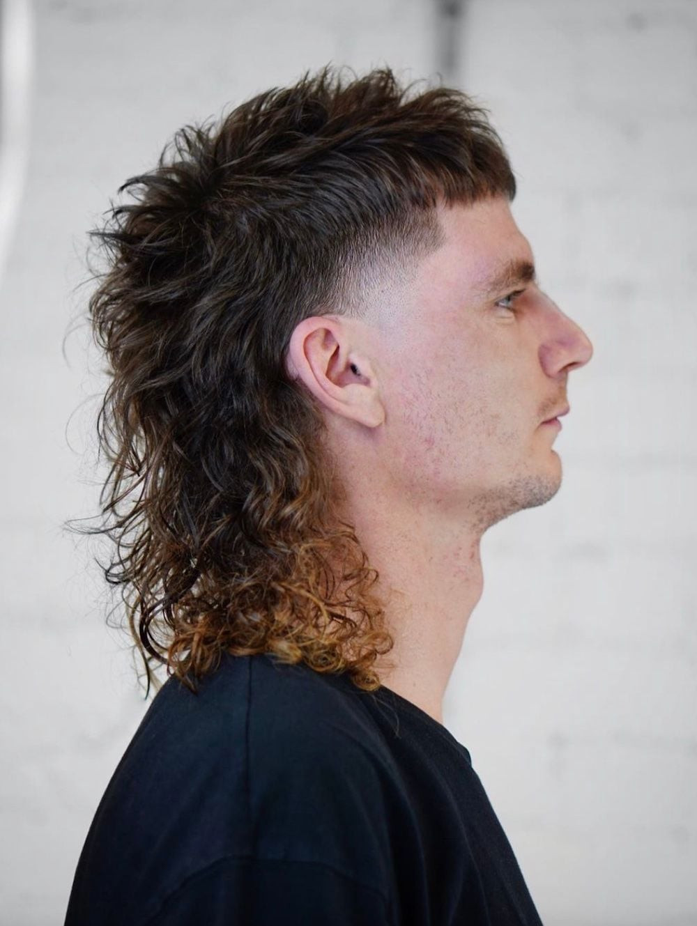 Chin To Mid-Back Visual Idea Chin To Mid-Back Visual Idea — Modern Mullet