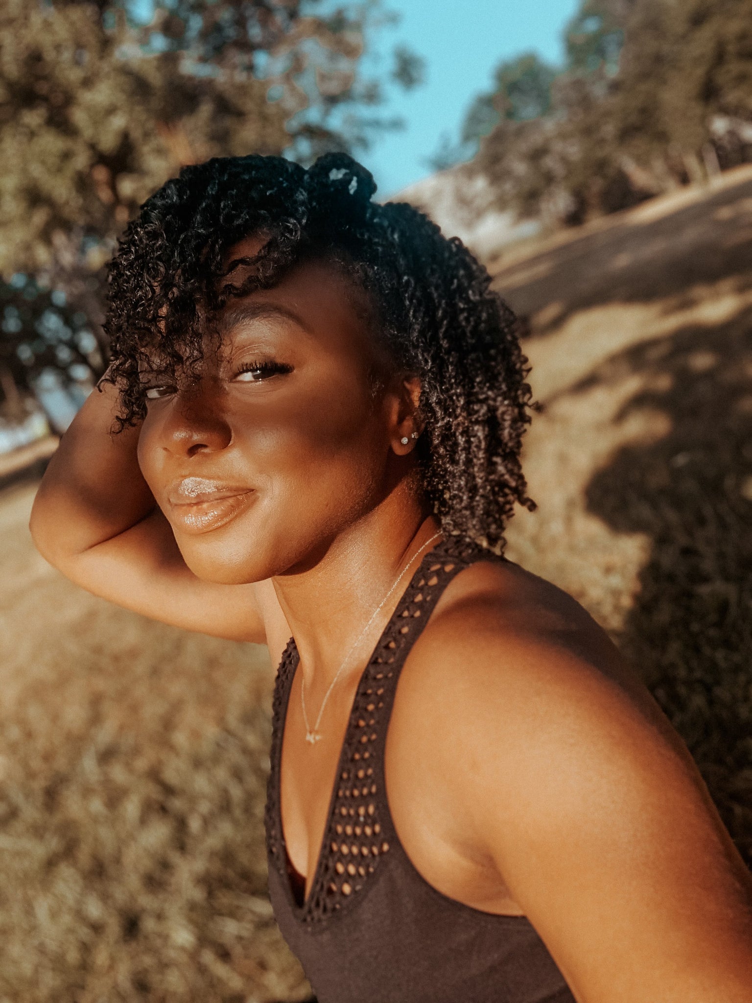 Ear-Length Twists with Side Swept Bangs — Mini Twists