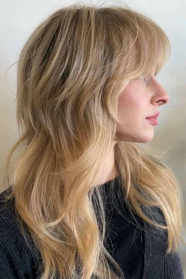 Shag With Layers Visual Idea Shag With Layers Visual Idea — Golden Blonde