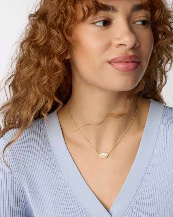Mother-of-Pearl Pendant for Subtle Elegance — Dainty Gold Necklaces