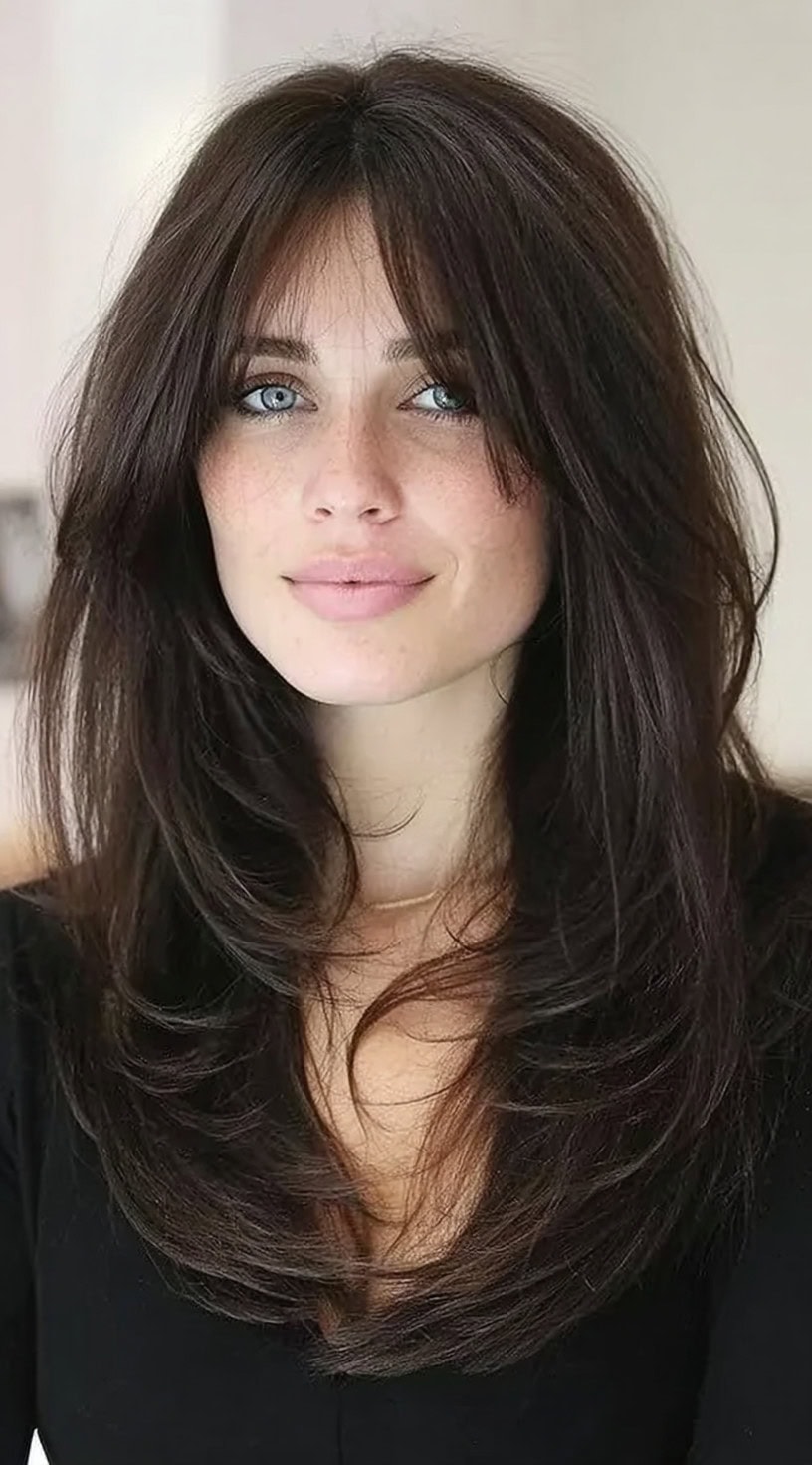 Simple Black Top with Delicate Gold Necklace — Bottleneck Bangs