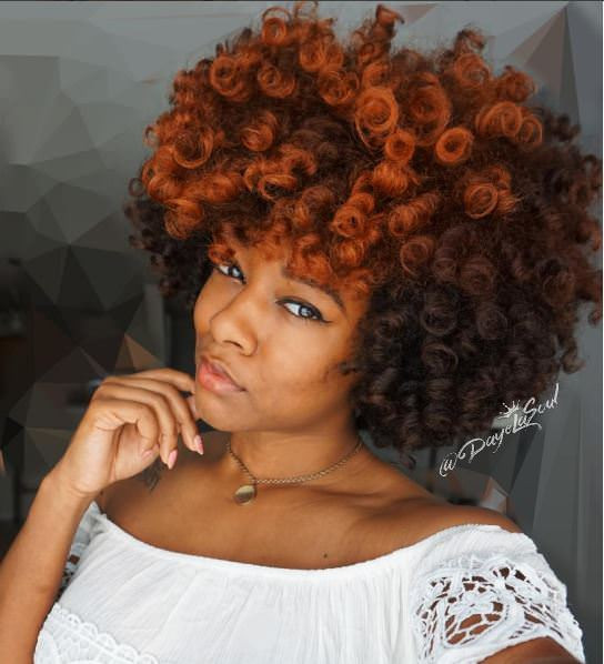 Shoulder Length Bouncy Curls With Highlights — Perm Rod Set
