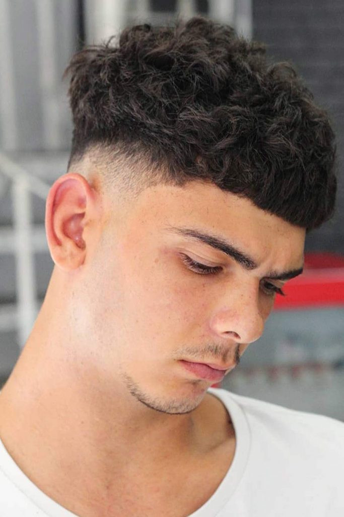 Textured Messy Top With High Fade Textured Messy Top With High Fade — Edgar Cut