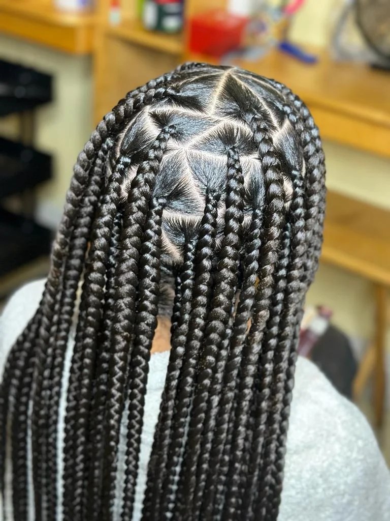 Dark Brown Jumbo Knotless Braids Dark Brown Jumbo Knotless Braids