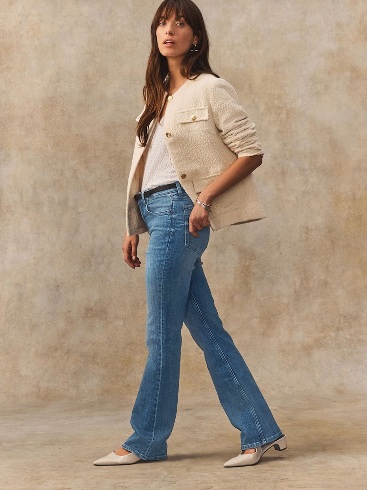 Smart Casual Outfit Idea Smart Casual Outfit Idea — Bootcut Jeans