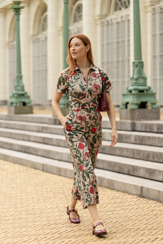 Printed Cotton Blend Jumpsuit for a Day Out Printed Cotton Blend Jumpsuit for a Day Out — Jumpsuits