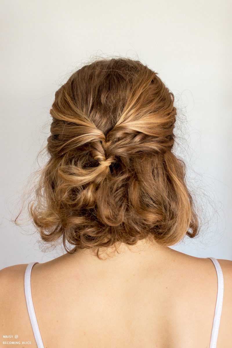 Twisted Bob Half-Updo — Easy Hairstyles for Medium Hair