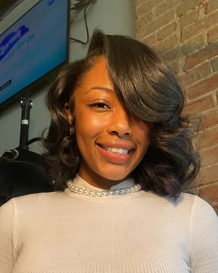 Voluminous Dark Brown Bob Voluminous Dark Brown Bob — Sew In Bob
