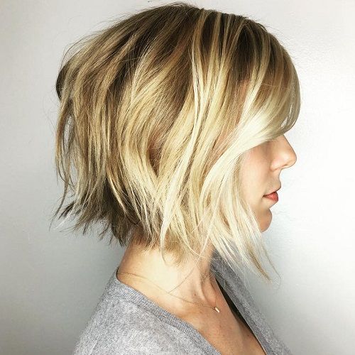 Choppy Bob Visual Idea Choppy Bob Visual Idea — Balayage Short Hair