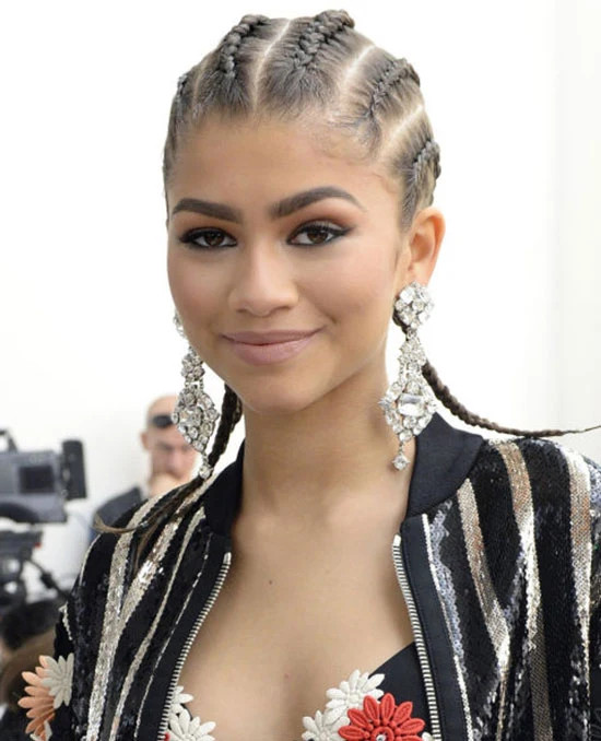 Blonde Braids into High Ponytail — Gymnastics Hairstyles