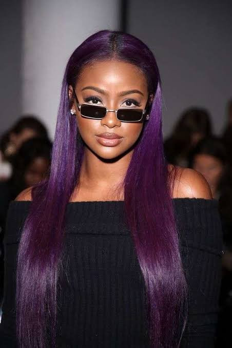 Uniform Vibrant Purple All-Over — Purple Black Hair