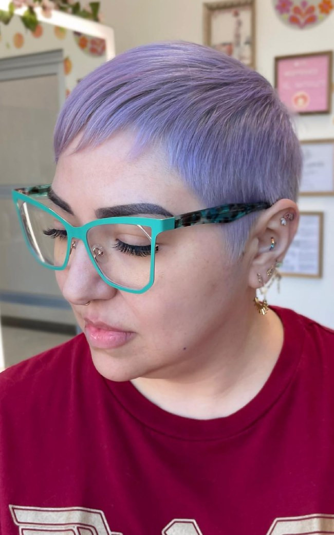 Soft Lavender Pixie Crop Soft Lavender Pixie Crop — Lavender Hair