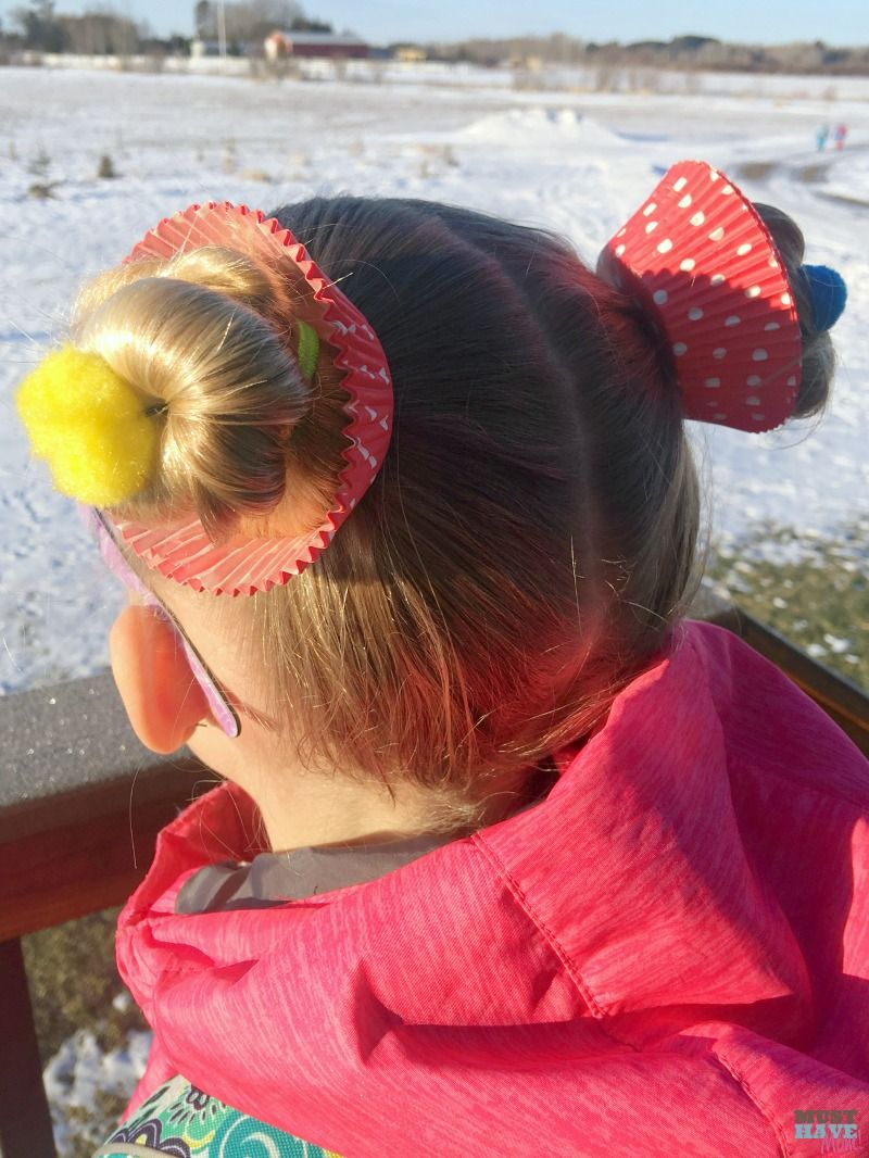 No Bangs Visual Idea — Wacky Hair Day Ideas