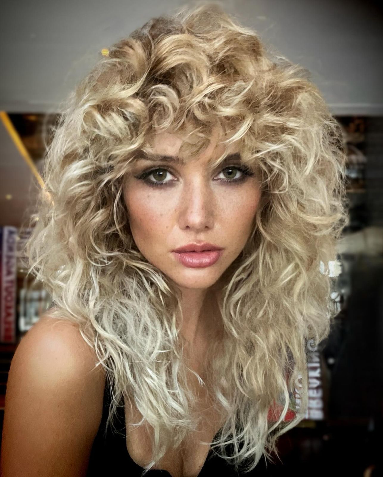 Shoulder Length Visual Idea — Curly Shag