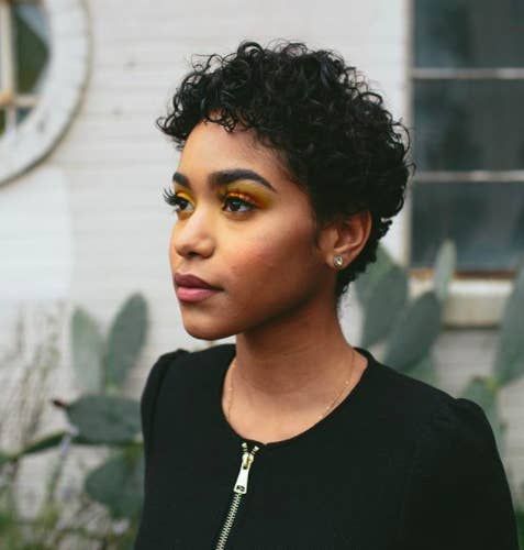 Black Visual Idea — Pixie Cut for Thick Hair