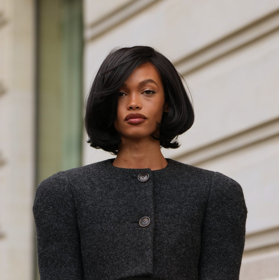 Sleek Chin Bob With Side Part Sleek Chin Bob With Side Part — Relaxed Hair Bob