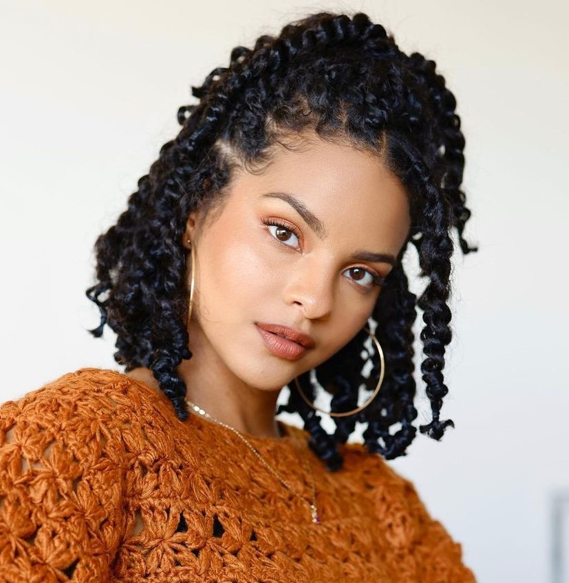Textured Chin Length Bob Passion Twists