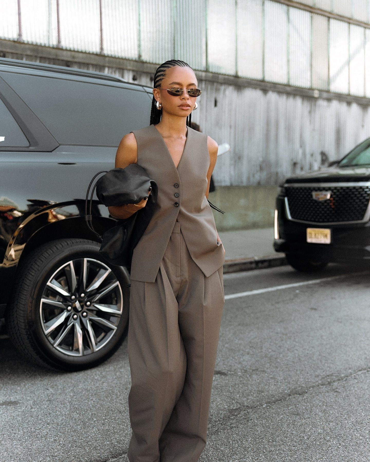 Monochromatic Taupe Suit for Understated Professionalism — Workwear Aesthetic Outfits