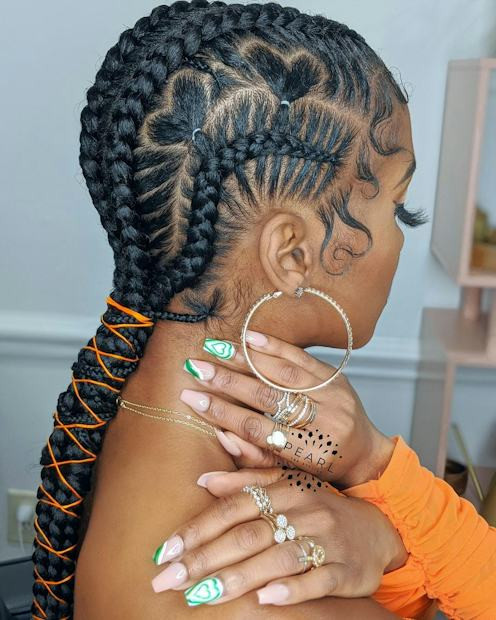 Short Stitch Braids With Defined Curls Short Stitch Braids With Defined Curls — Track Hairstyles