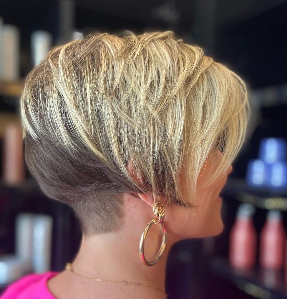 Platinum Ear Length Pixie Platinum Ear Length Pixie — Hairstyles for Women Over 40