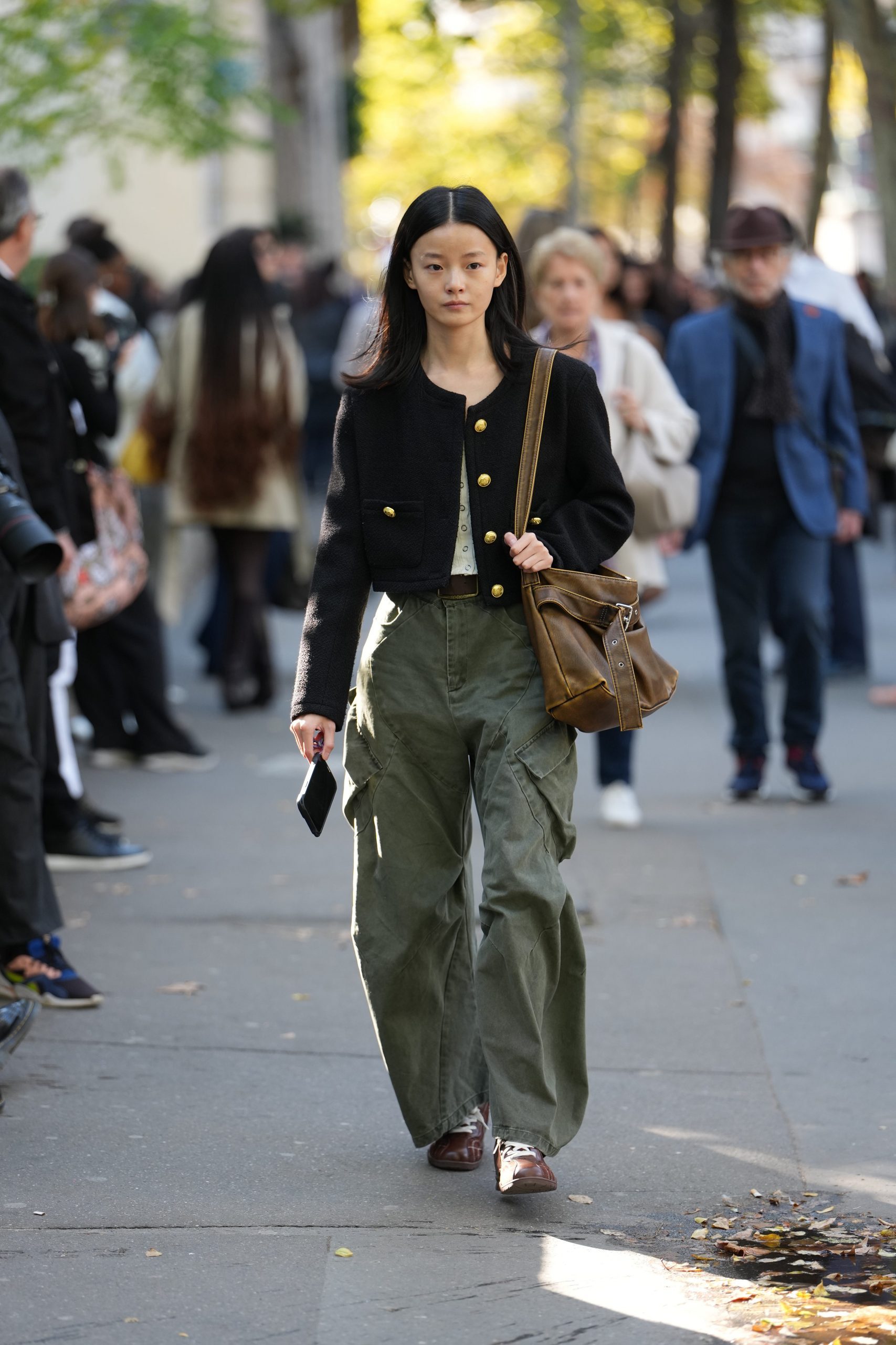 Smart Casual Polish: Olive Cargos with a Black Cropped Jacket Smart Casual Polish: Olive Cargos with a Black Cropped Jacket — Cargo Pants