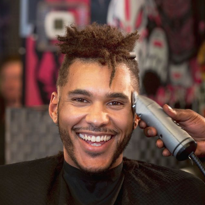 Ear Visual Idea — Curly Hairstyles for Men