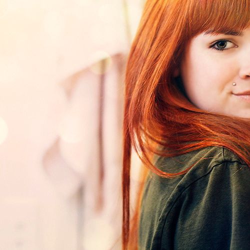 Shoulder Length Tangerine Base With Lighter Highlights Shoulder Length Tangerine Base With Lighter Highlights — Tangerine Hair
