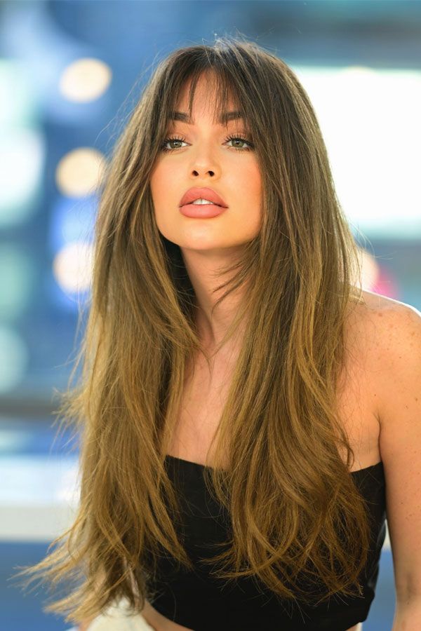Mid-Back Layers With Balayage Mid-Back Layers With Balayage — Haircuts for Square Faces
