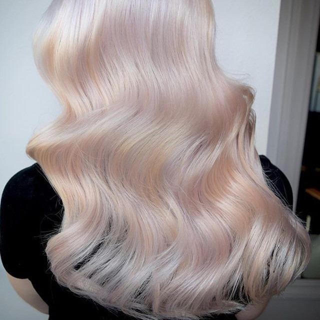 Platinum Base with Pastel Opal Highlights Platinum Base with Pastel Opal Highlights — Opal Hair