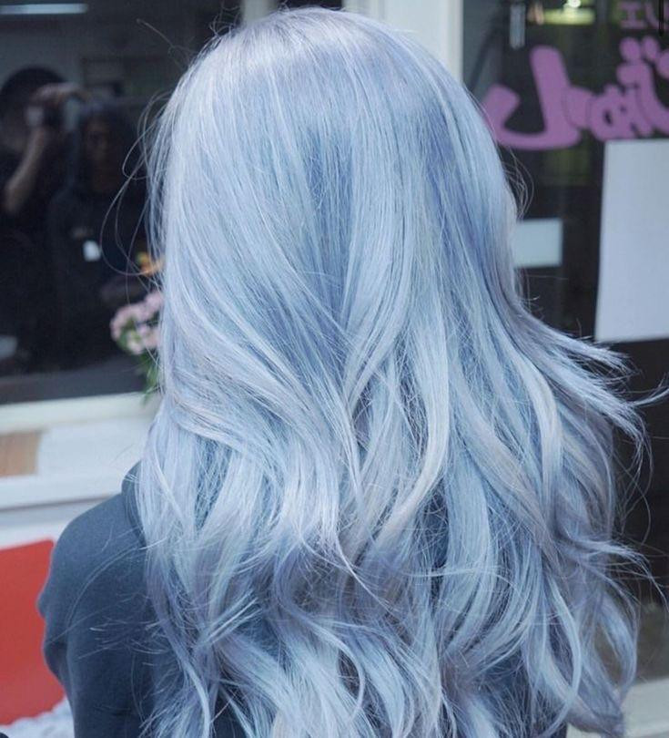 Air-Dried Sky Blue Waves Air-Dried Sky Blue Waves — Sky Blue Hair