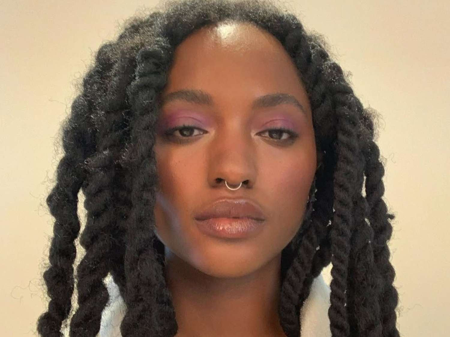 Black Voluminous Mid-Back Coily Twists — Marley Twists