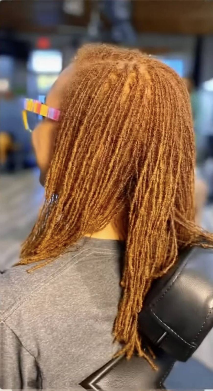 Visual Idea — The Hair Features Numerous Fine — Loc Petals