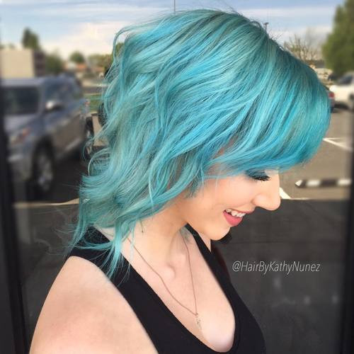 Collarbone Visual Idea Collarbone Visual Idea — Teal Hair