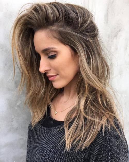 Ash Brown Balayage with Blonde Ends Ash Brown Balayage with Blonde Ends — Hair Color for Pale Skin
