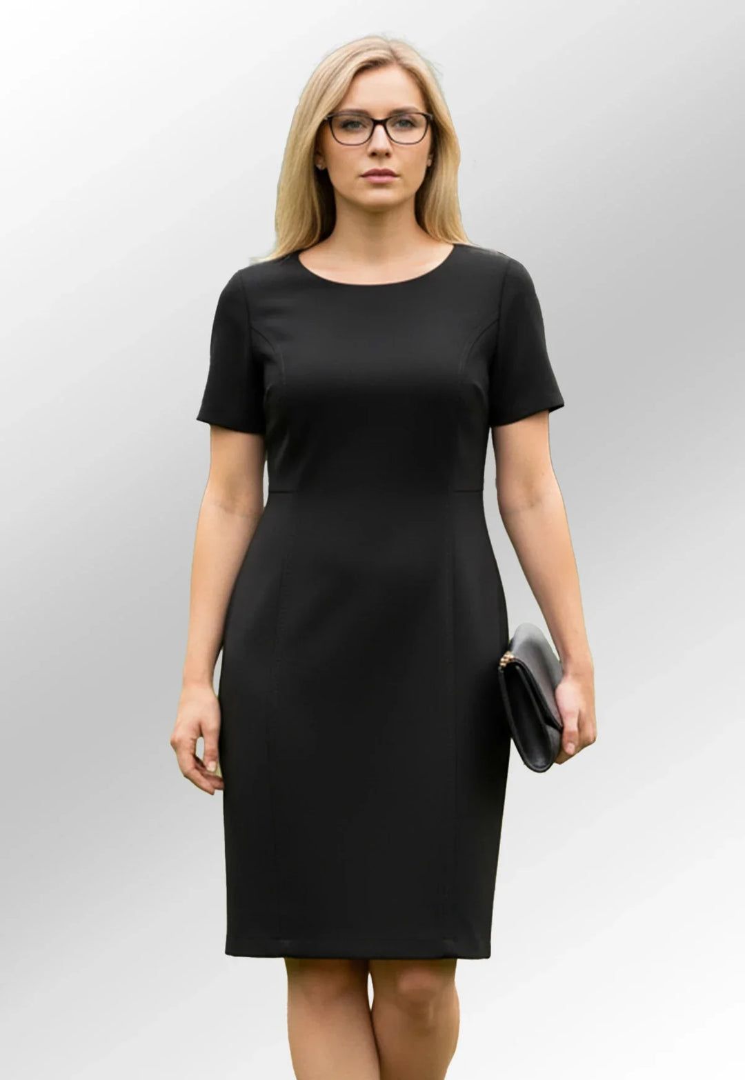 Minimalist Sheath Dress for Understated Mourning — Funeral Dresses