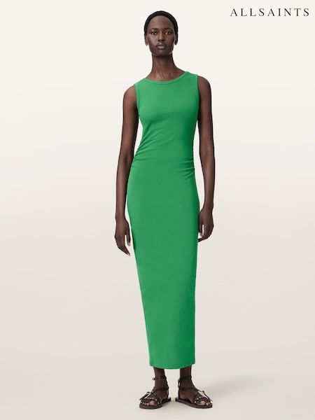 Effortless Green Organic Cotton Maxi Dress Effortless Green Organic Cotton Maxi Dress — Dresses for Skinny Girls