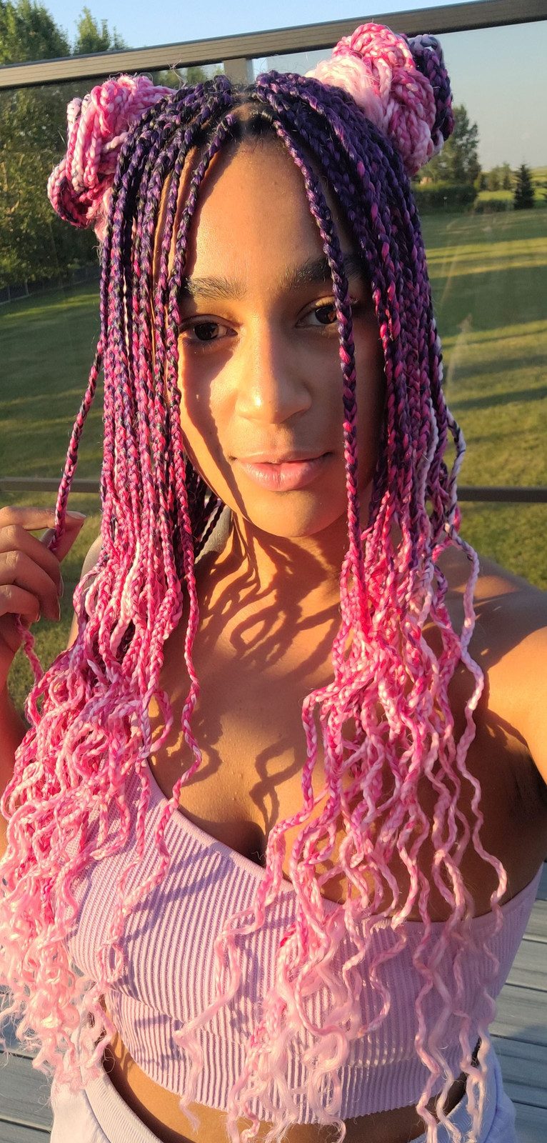 Loving these pink ombre braids : r/BlackHair
