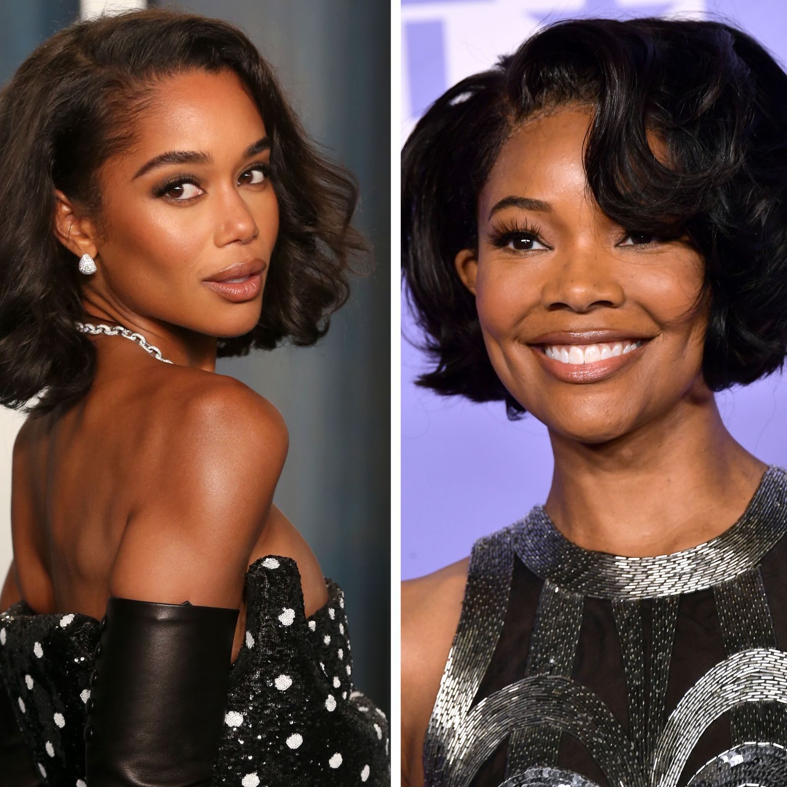 Voluminous Curly Bob Voluminous Curly Bob — Silk Press Bob