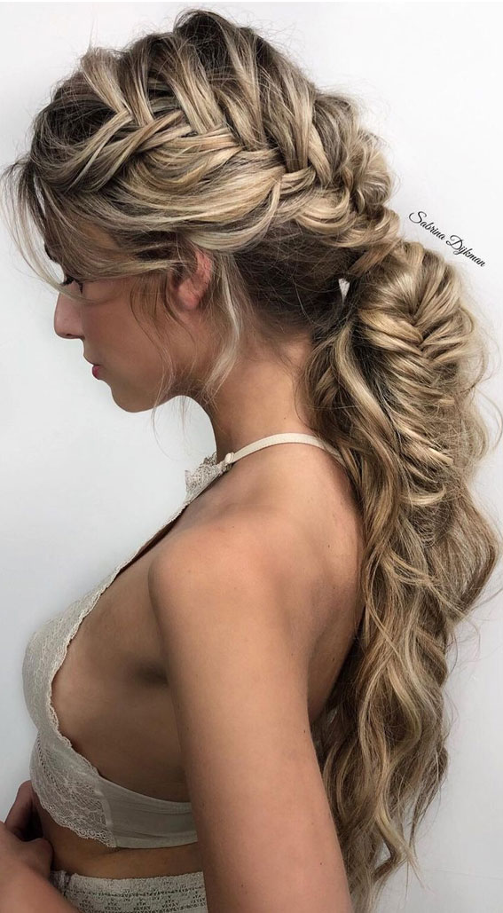 Mid-Back Visual Idea — Fishtail Braid