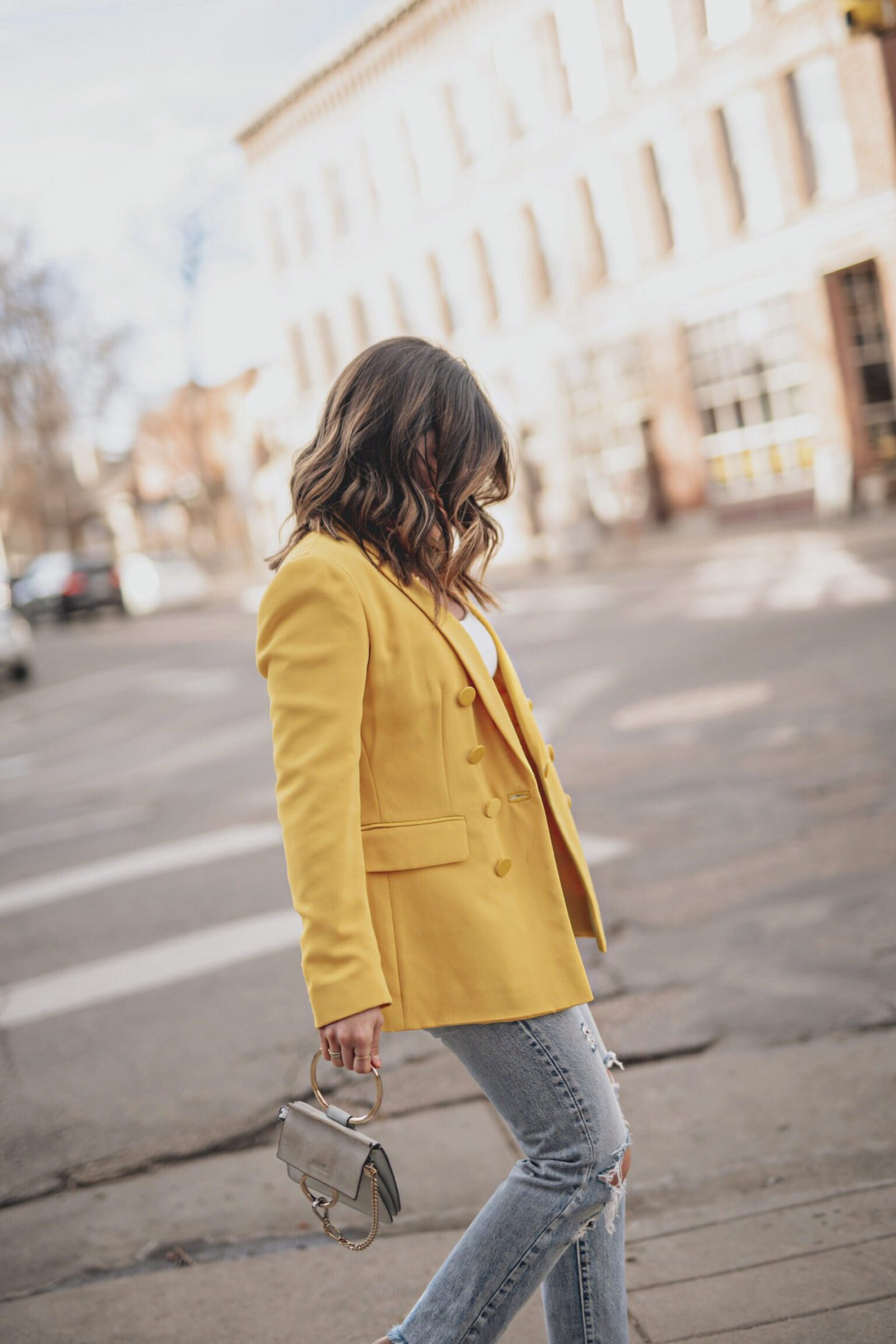 Vibrant Yellow Blazer for a Casual Statement — Blazer Outfits