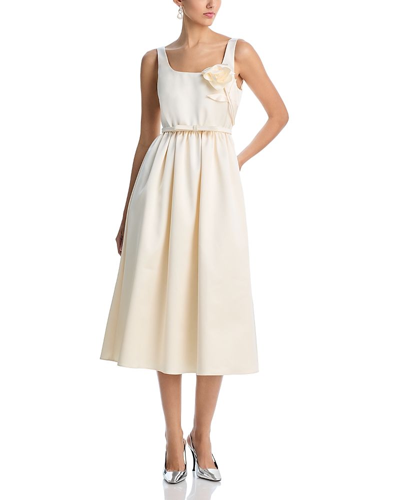 Silver Satin Maxi Dress with Cowl Neck for Evenings — Satin Dress Outfits