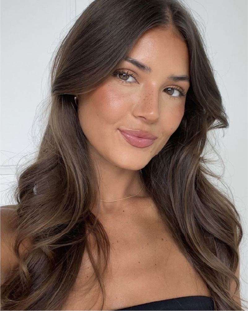 Dark Blonde to Light Brown Blend — Hair Color for Fair Skin Brown Eyes