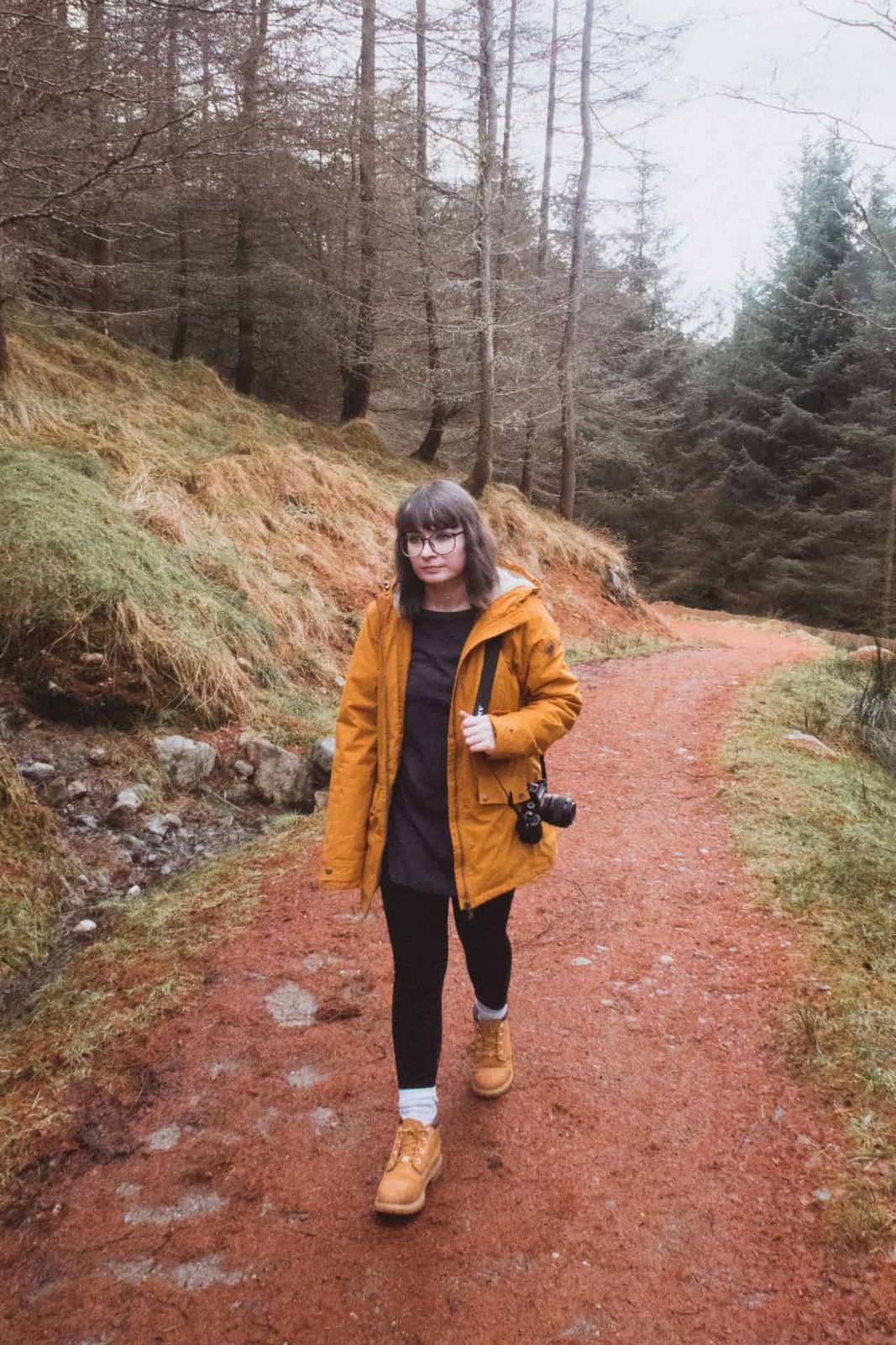 Bright Yellow Parka for Outdoor Activities — Scotland Outfits
